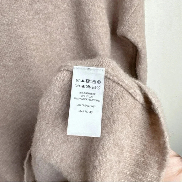 Tahari Womens Size Small Luxe Cashmere Mock Neck Sweater - Picture 12 of 15